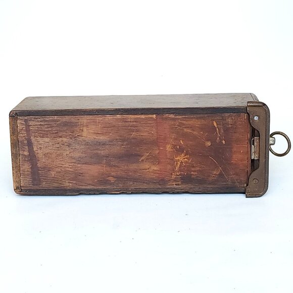 VINTAGE Sewing Machine Drawer OAK WOOD SINGER 30s 40s - Picture 3 of 7